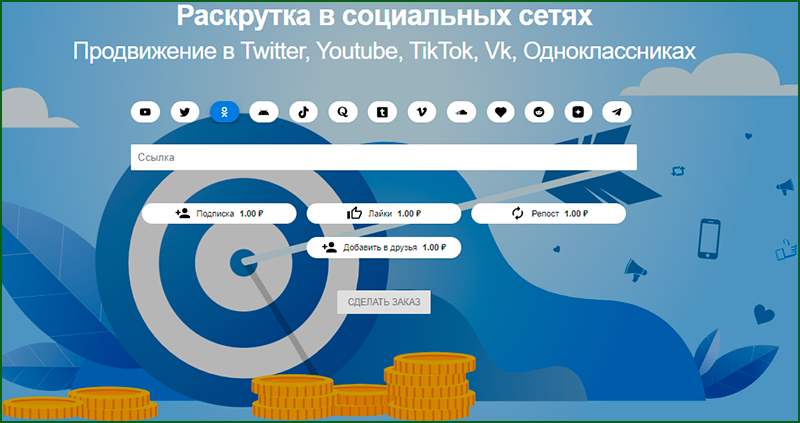 заказ раскрутки в социальных сетях